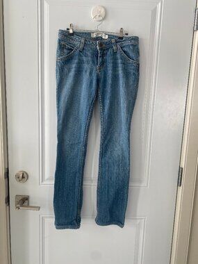 Hudson light wash straight leg slim jeans. Size 29" waist 30" inseam
